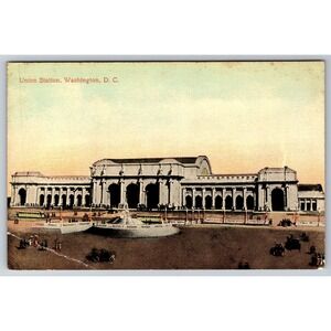 Union Station Washington DC Americhrome Postcard 1907 Architecture M-1343